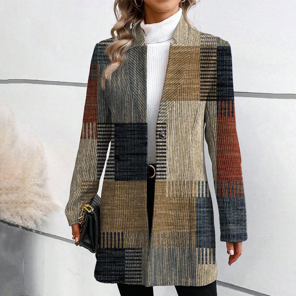 STELLA - BLAZER MIT MUSTER