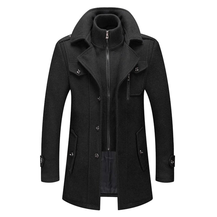 Herren Zweiteiliger Wintermantel – Langes Modell