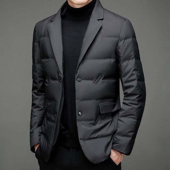 Herrenjacke mit Klassischem und Lässigem Look – Kurzes Modell