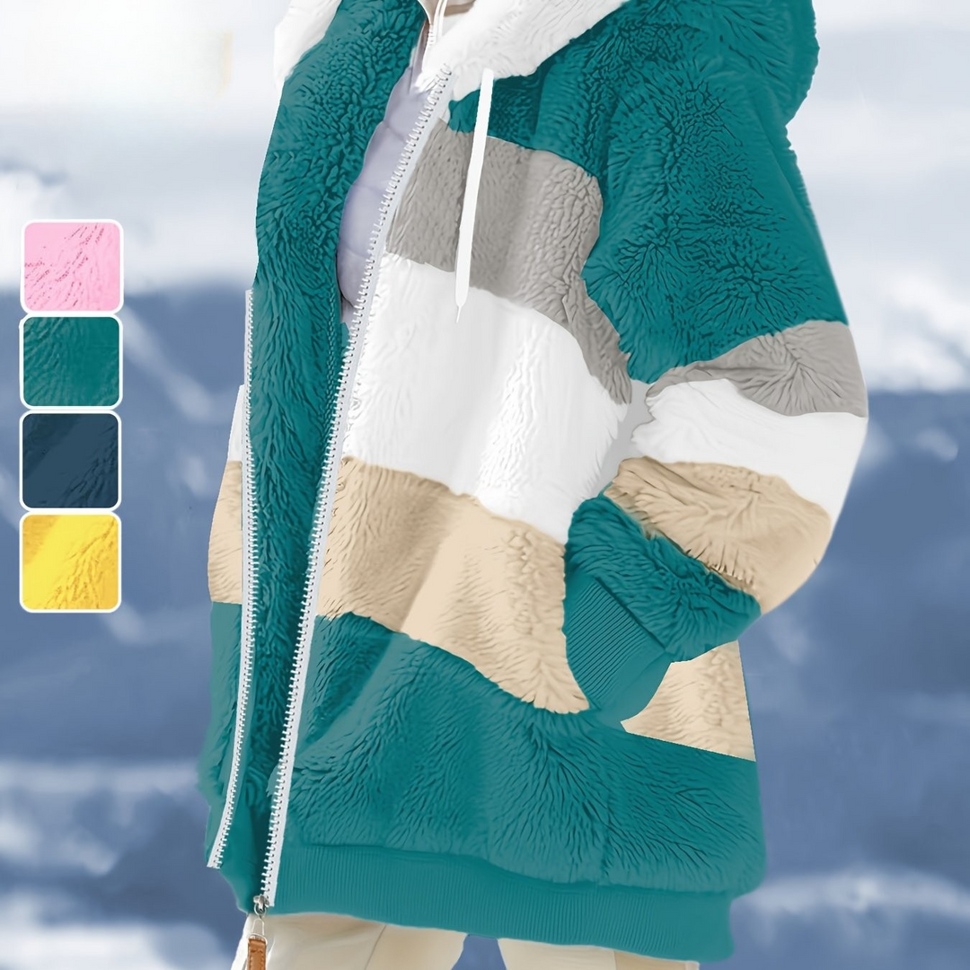 Damen Wintermantel mit Futter – Farbdetails