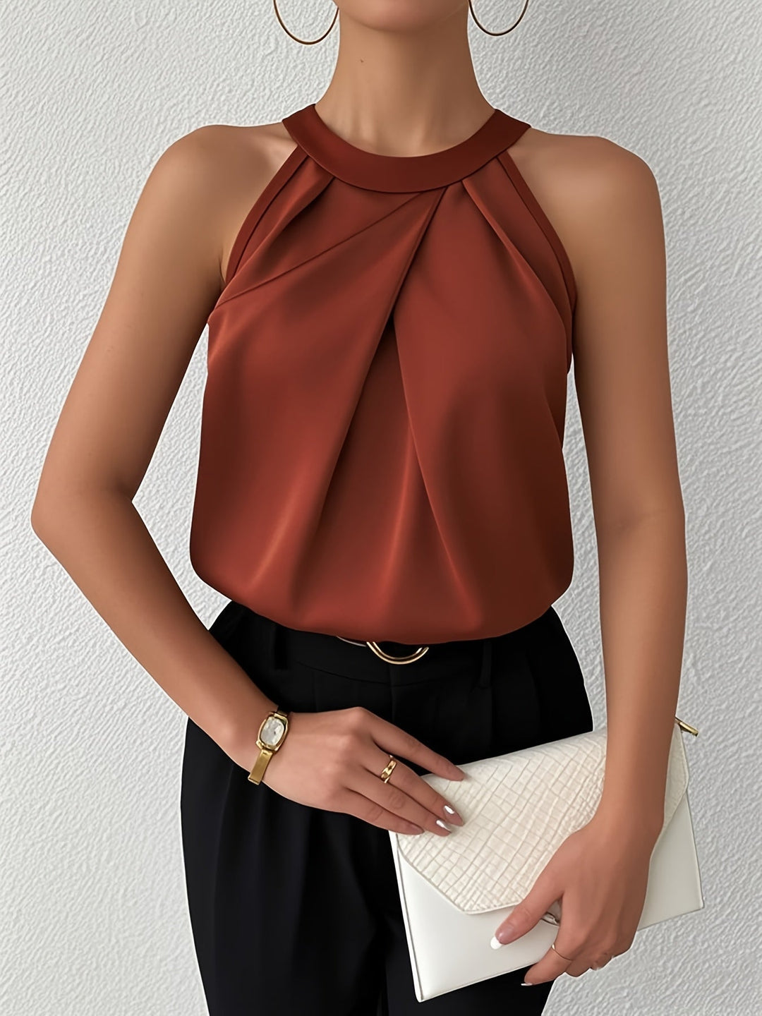 ELÉNA - BLUSE MIT OFFENEN SCHULTERN