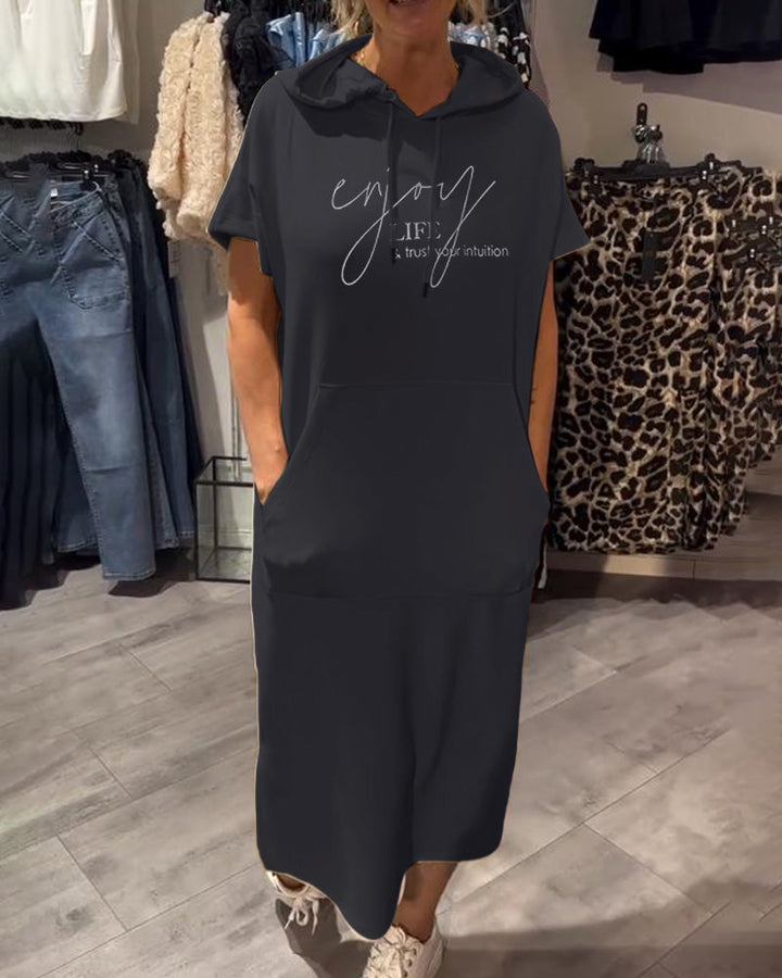 SASKIA – HOODIEKLEID