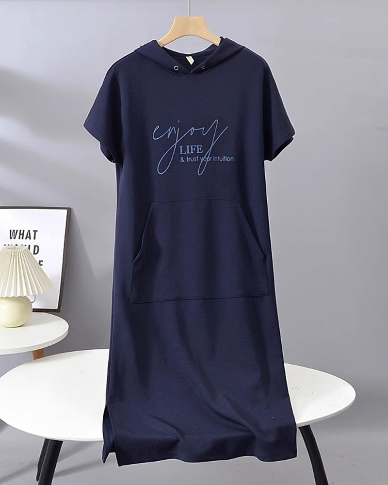 SASKIA – HOODIEKLEID