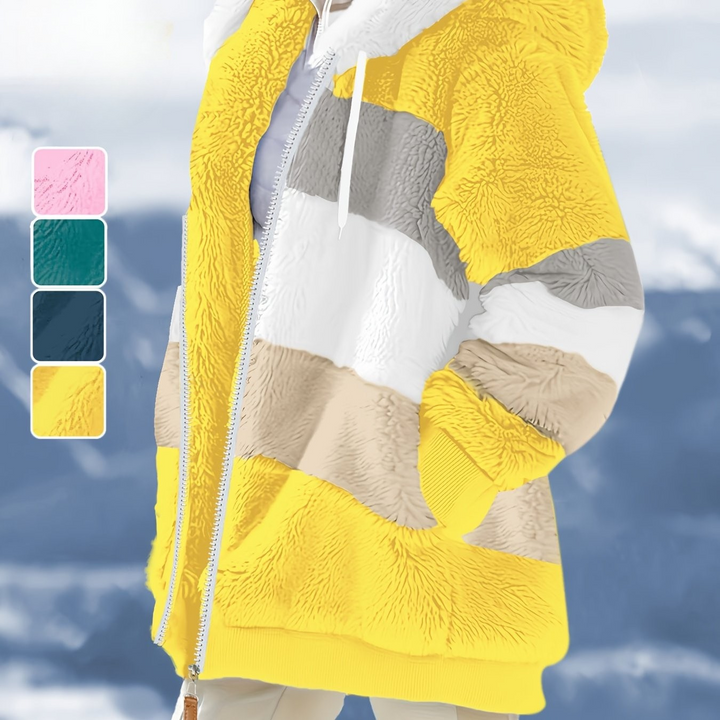 Damen Wintermantel mit Futter – Farbdetails