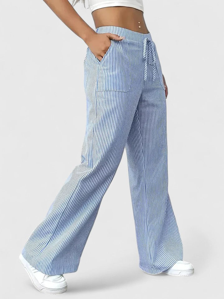 MELANIE - WEITE HOSE MIT DETAILS