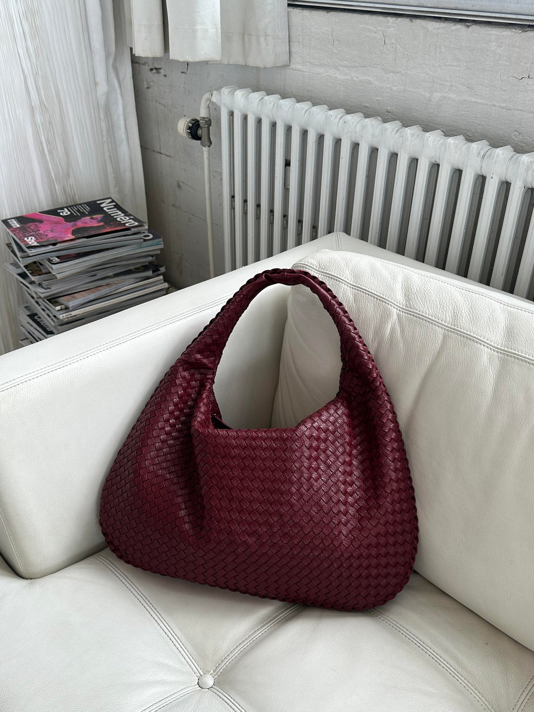 JACKY - TASCHE WEINROT
