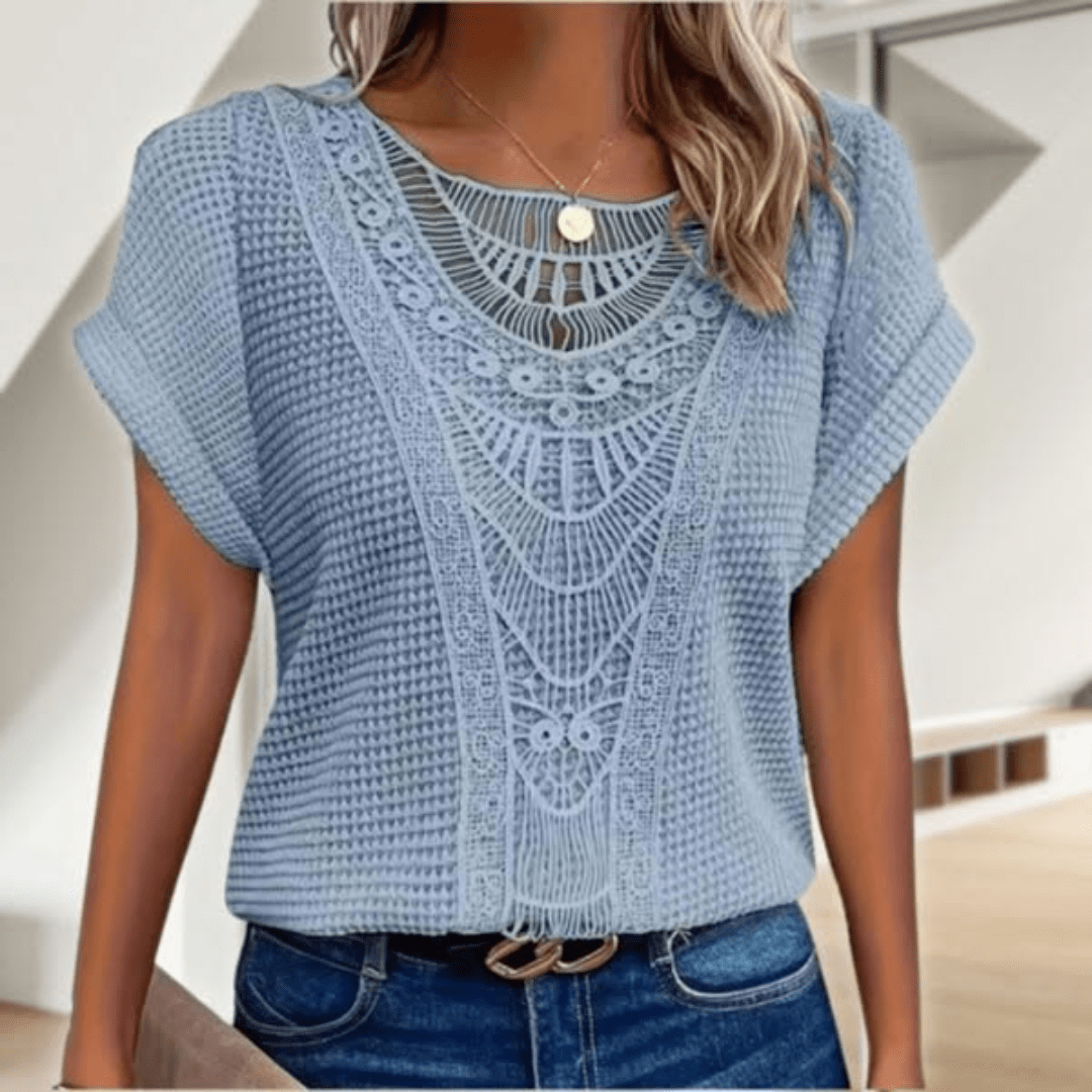 LISELOTTE - BLUSE IM IBIZA-STIL