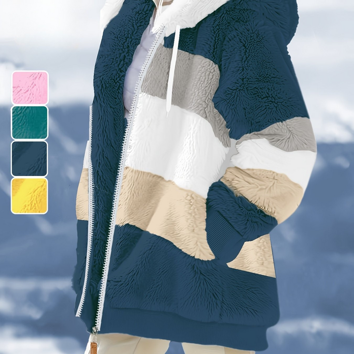 Damen Wintermantel mit Futter – Farbdetails