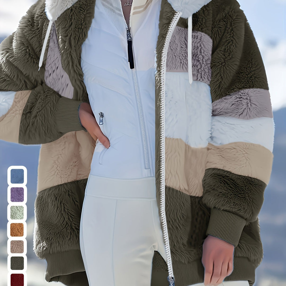 Damen Wintermantel mit Futter – Farbdetails