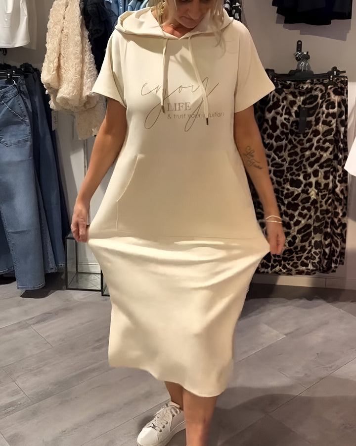 SASKIA – HOODIEKLEID