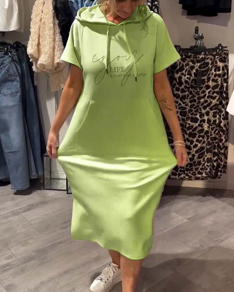 SASKIA – HOODIEKLEID