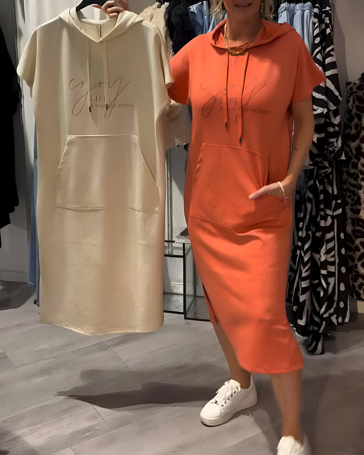 SASKIA – HOODIEKLEID