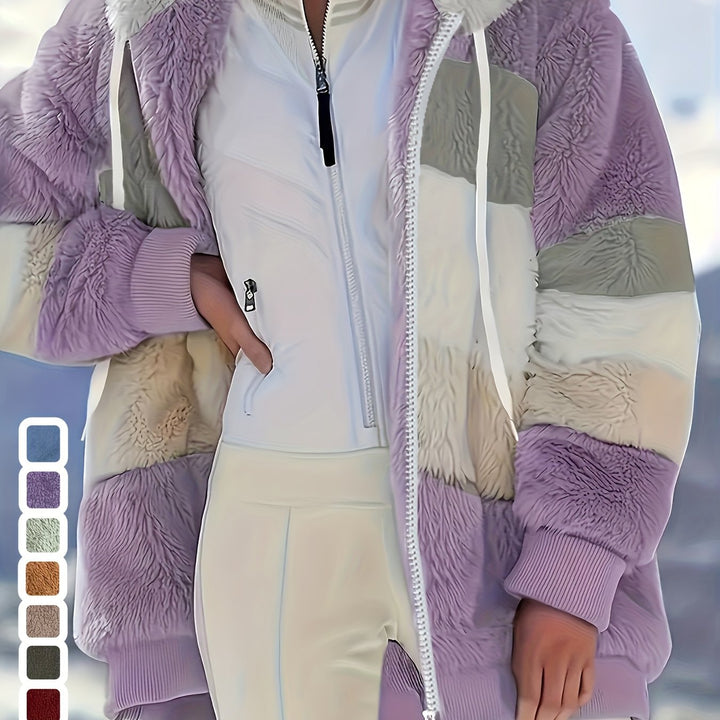 Damen Wintermantel mit Futter – Farbdetails