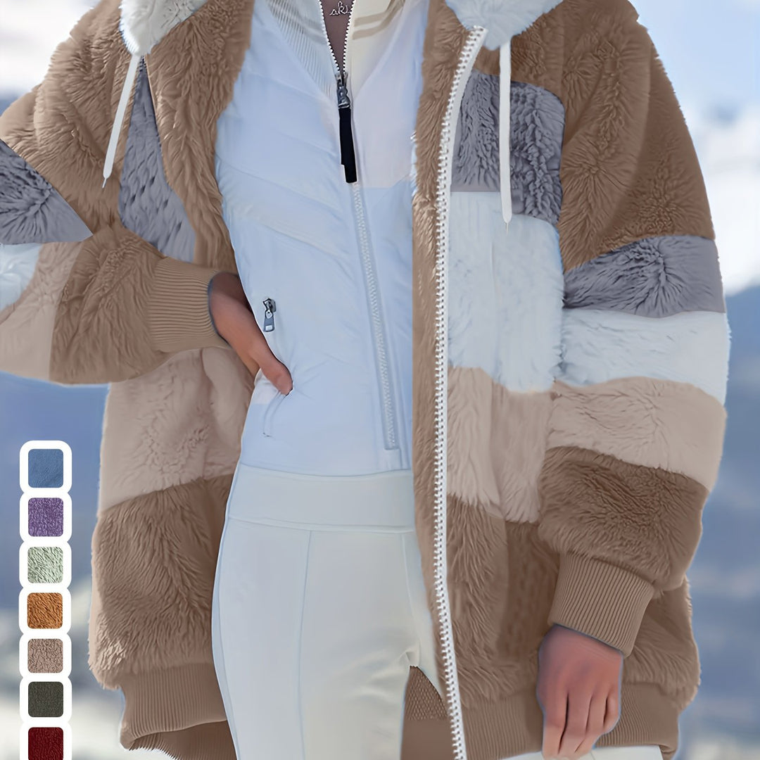 Damen Wintermantel mit Futter – Farbdetails