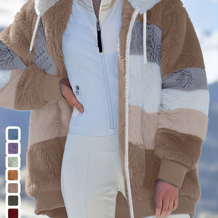 Damen Wintermantel mit Futter – Farbdetails