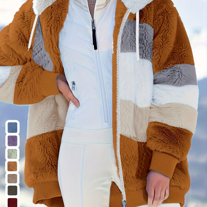 Damen Wintermantel mit Futter – Farbdetails