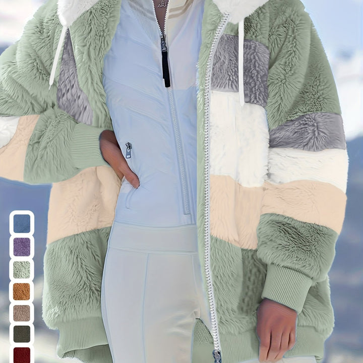 Damen Wintermantel mit Futter – Farbdetails