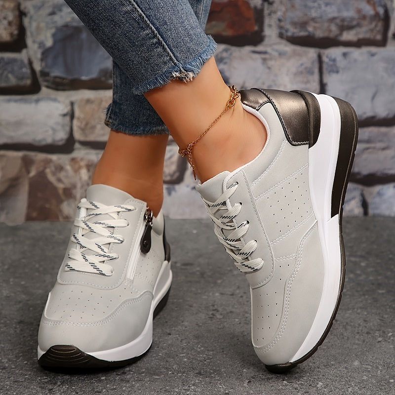 Damen Sneaker mit Breitem Zehenbereich – Fußgewölbeunterstützung
