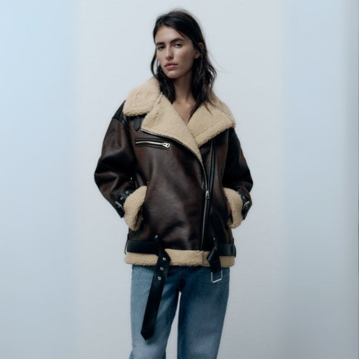 Damen Reversjacke mit Futter