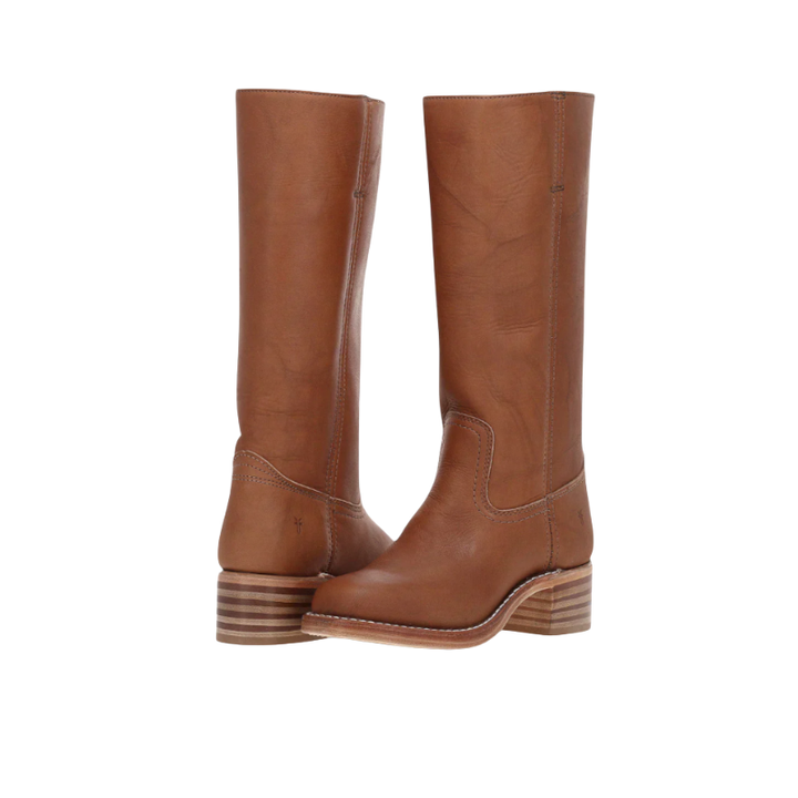 Damen Kniehohe Stiefel mit Blockabsatz – Vielseitig