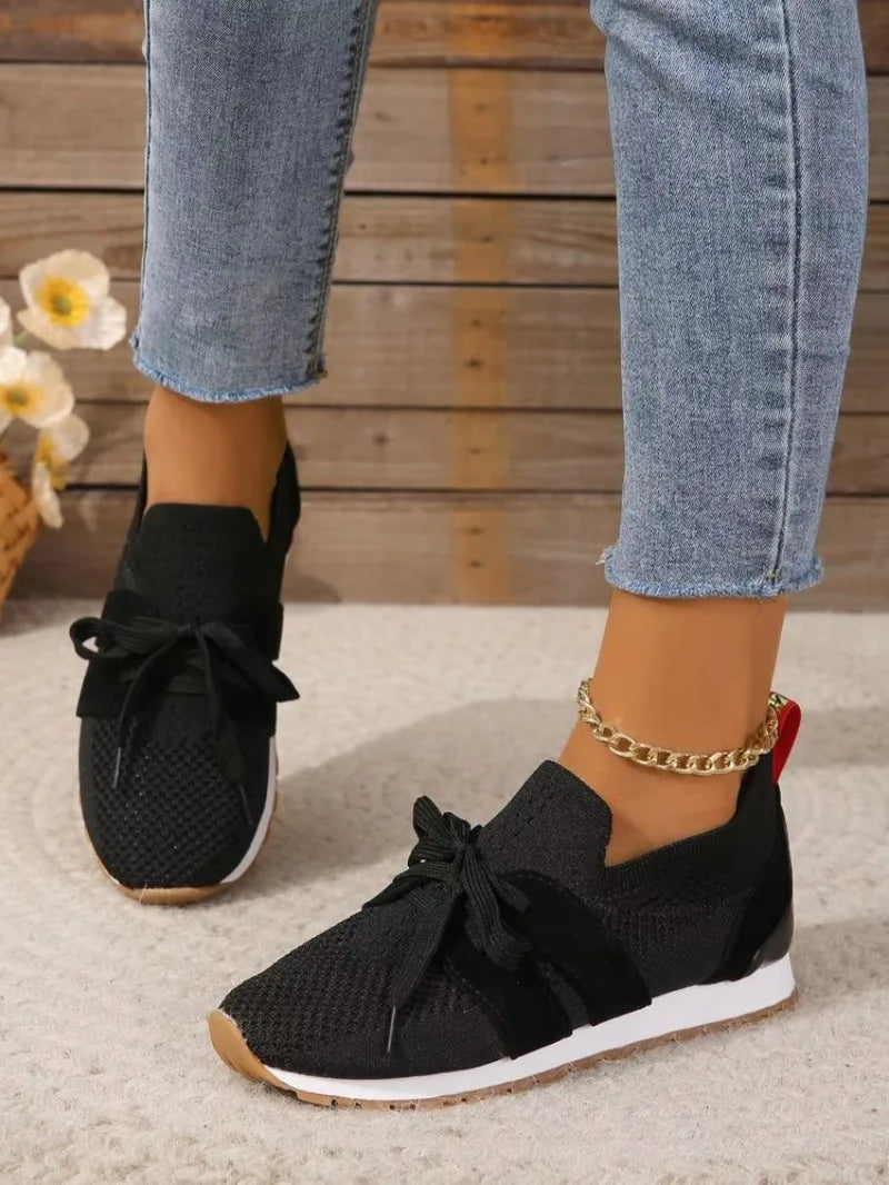 Damen Mesh Schnürschuhe - Flexibel