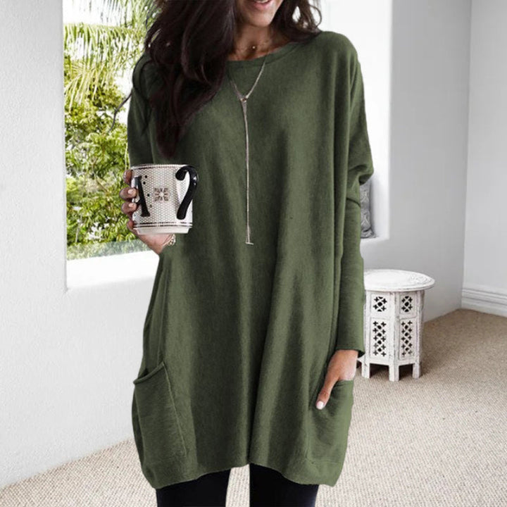 Damen Oversized-Pullover – Langes Modell