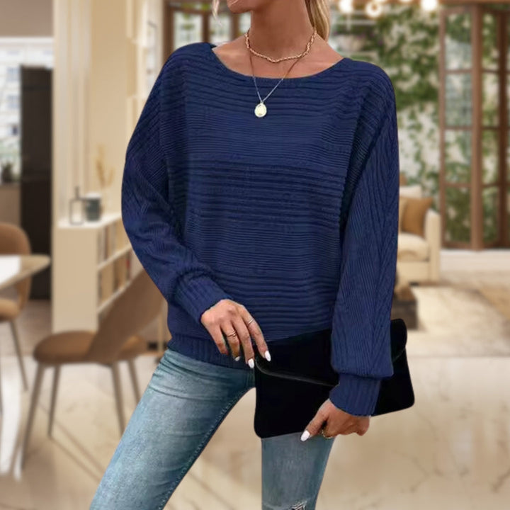 Damen Pullover mit Gestreiftem Muster