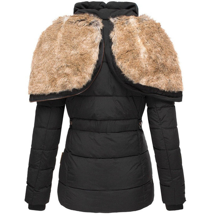 Damen Winter Pufferjacke mit Kapuze – Slim Fit