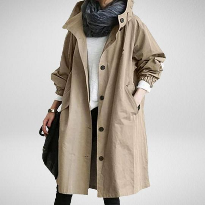 Damen verstellbarer Trenchcoat - Ganzjahres