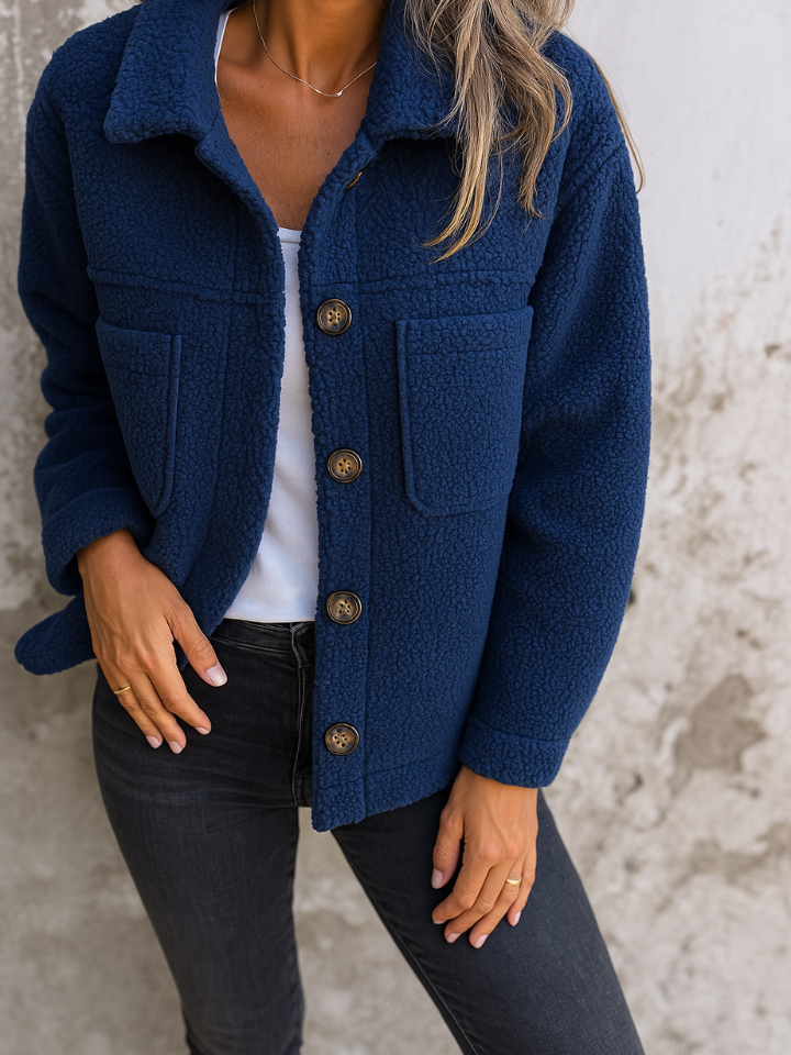 Damenjacke mit Gefüttertem Innenfutter – Kurzes Modell