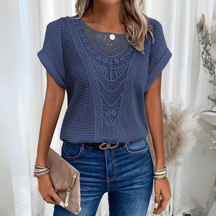 LISELOTTE - BLUSE IM IBIZA-STIL