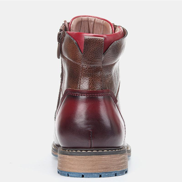 KRISTAN - HANDGEFERTIGTE PREMIUM LEDER OXFORD BOOTS