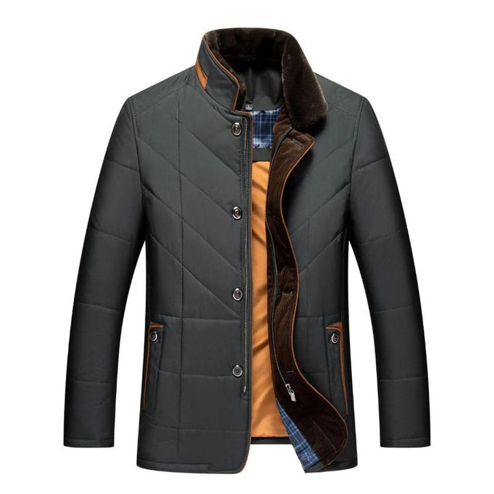 Herren Wintermantel im Klassischen Design – Langes Modell