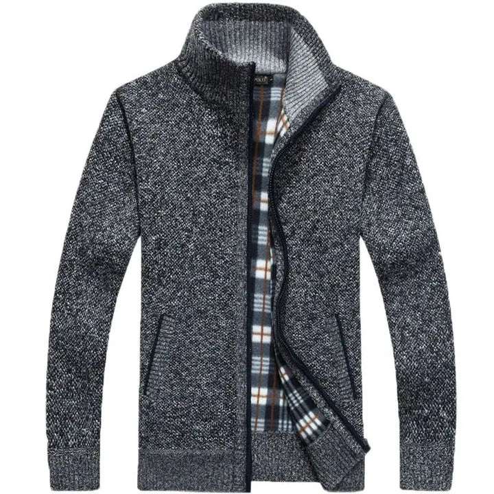 Herren Wintermantel mit Weichem Futter – Kurzes Modell