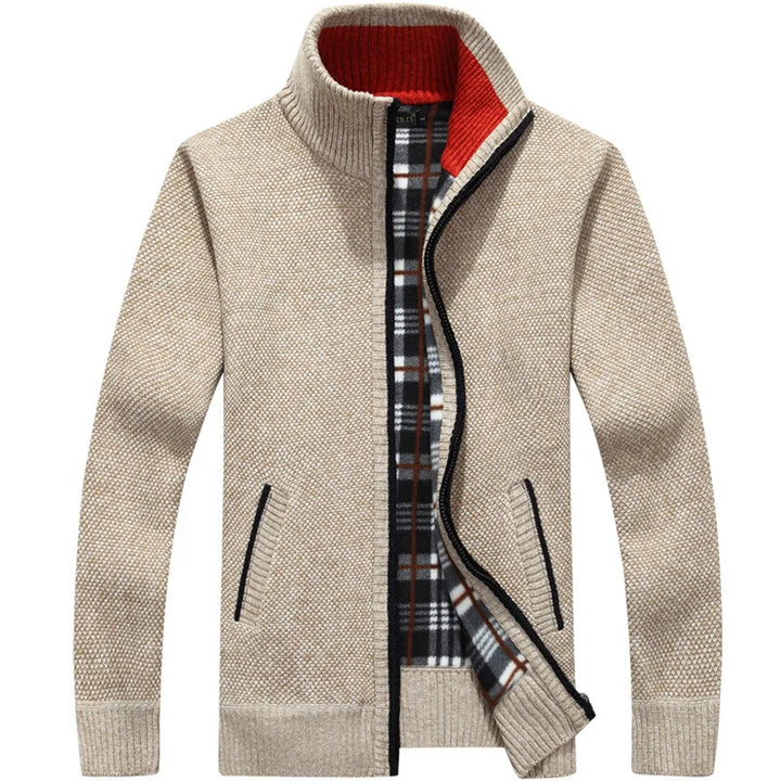 Herren Wintermantel mit Weichem Futter – Kurzes Modell