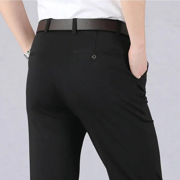 Herren Slim Fit Anzughose- Stretch