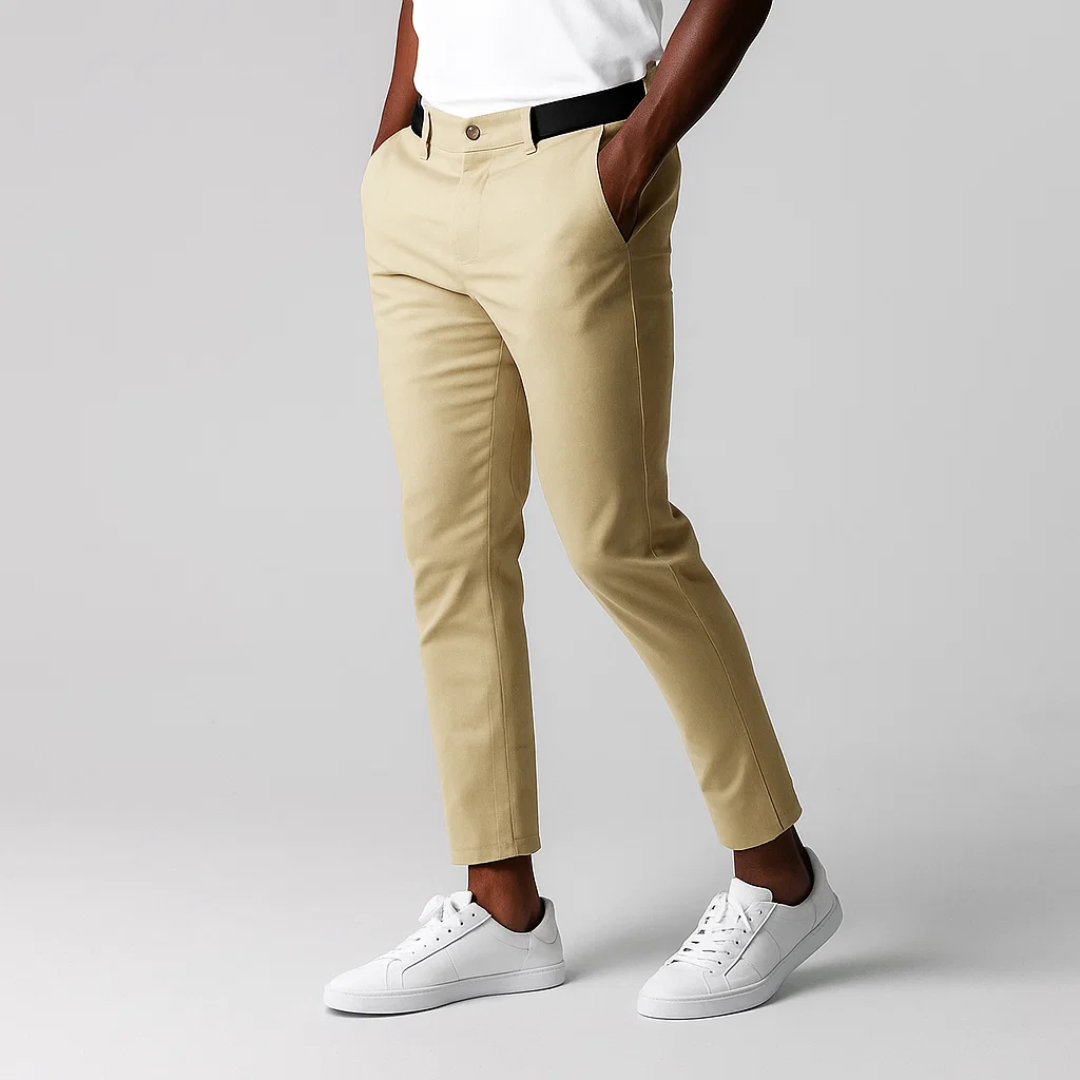 Herren Chino mit Elastischem Bund – Stretch