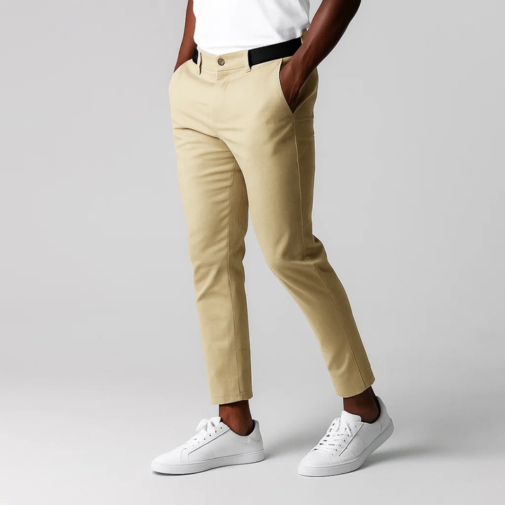 Herren Chino mit Elastischem Bund – Stretch