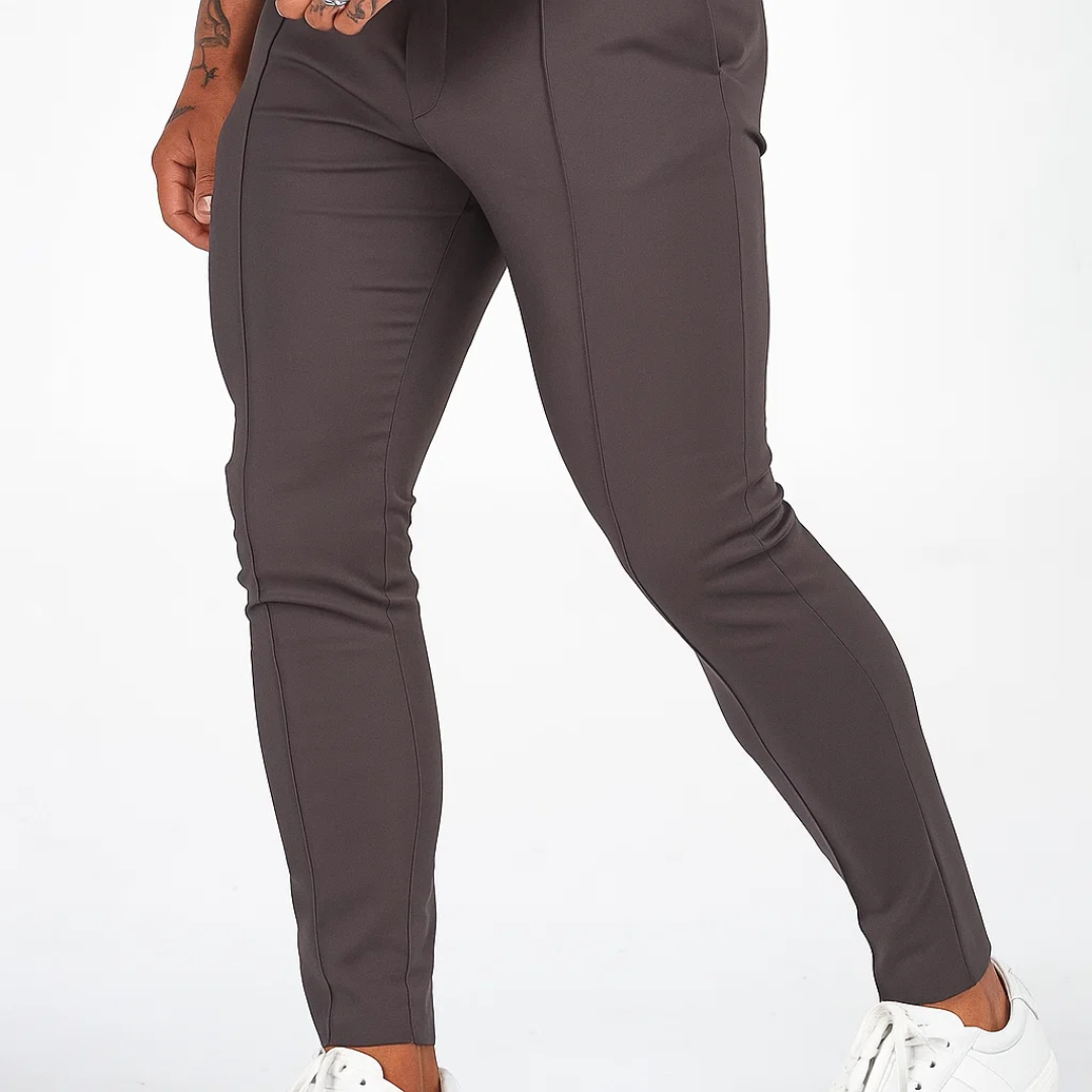 Herren Lange Slim Fit Hose - Casual