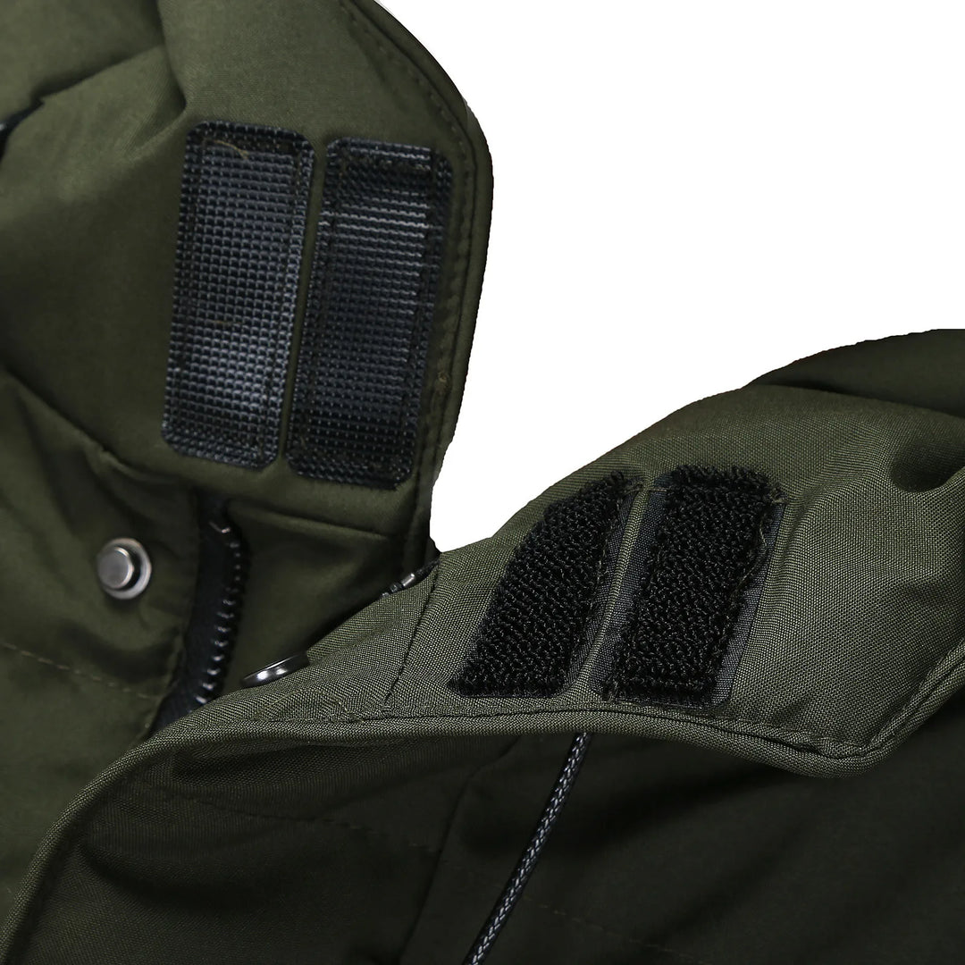 Herren Langer Parka Jacke - Gefüttert