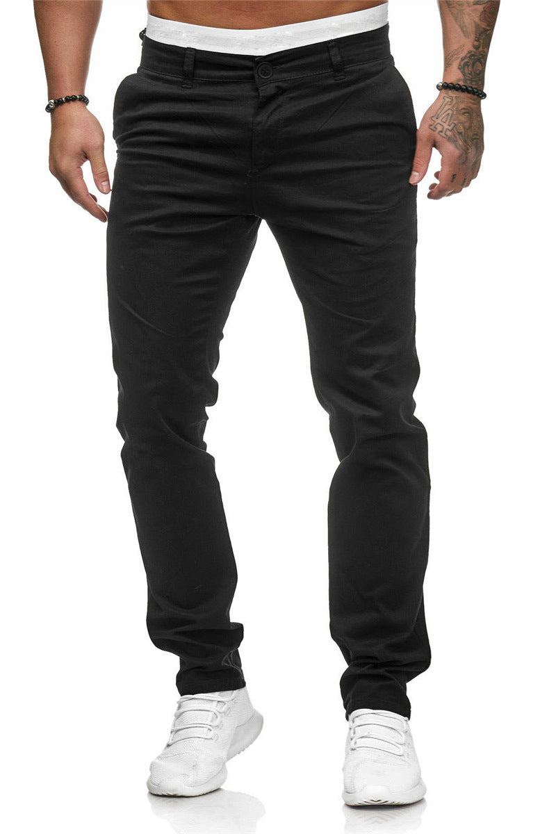 Herren Slim Fit Gerade Beinform Hose - Stretch