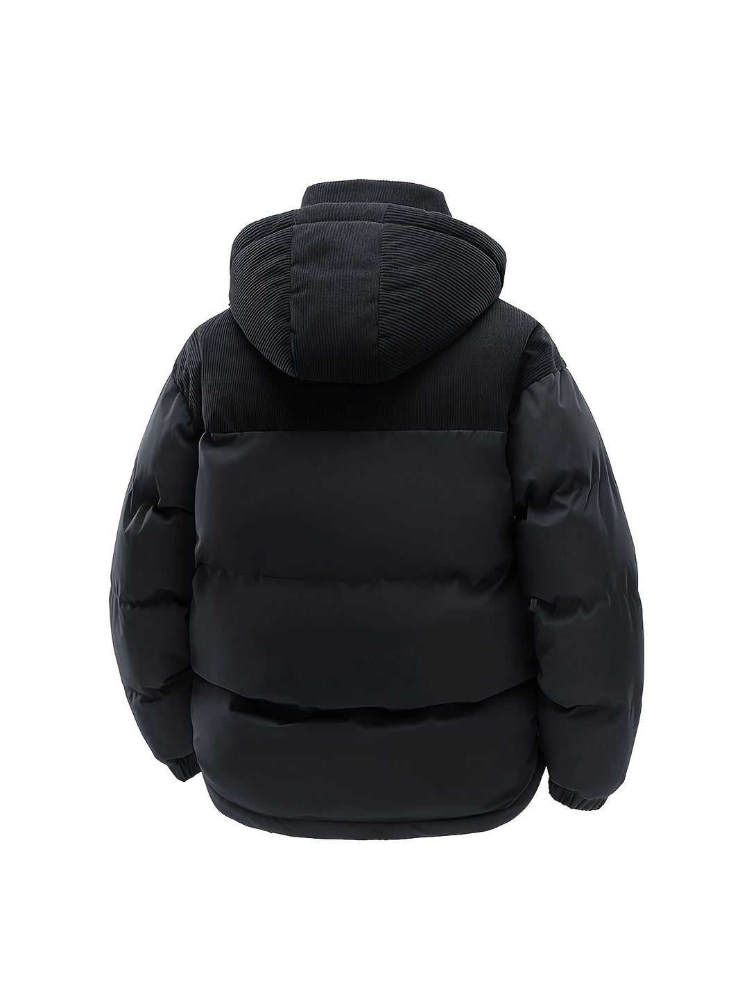 Herren Steppjacke mit Kapuze – Kurzes Modell