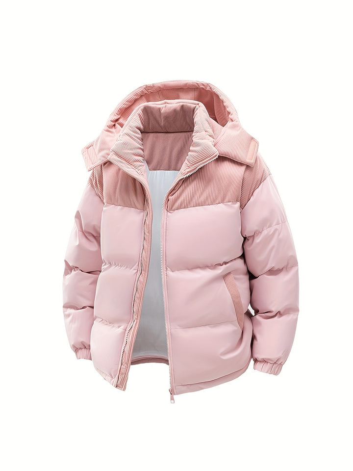 Herren Steppjacke mit Kapuze – Kurzes Modell