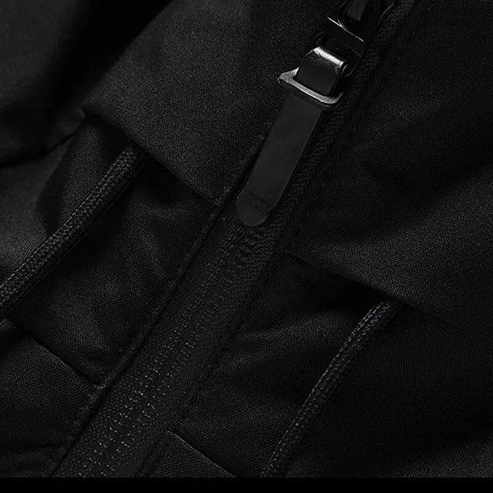 Herren Tactical Puffer Winterjacke mit Kapuze – Kurzes Modell