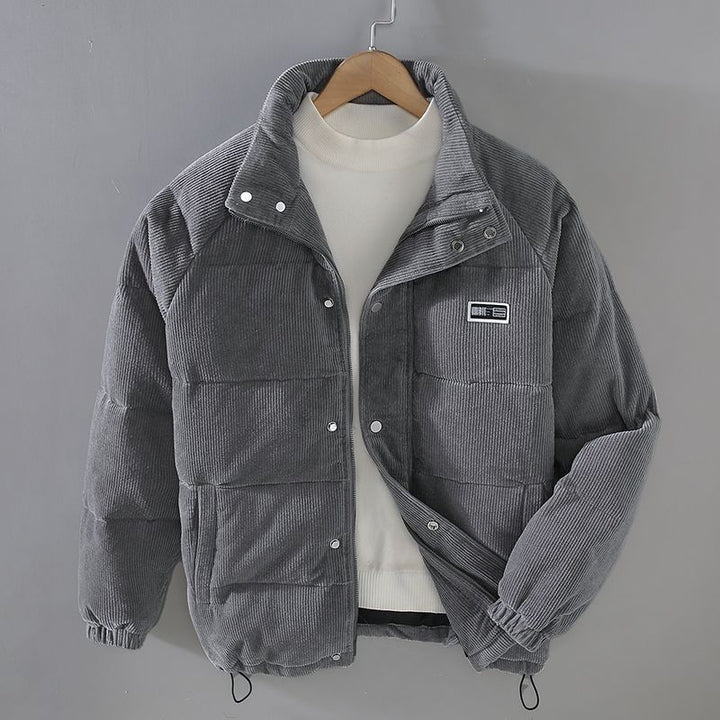 Herren Winter Bomberjacke mit praktischen Taschen – Kurzes Modell
