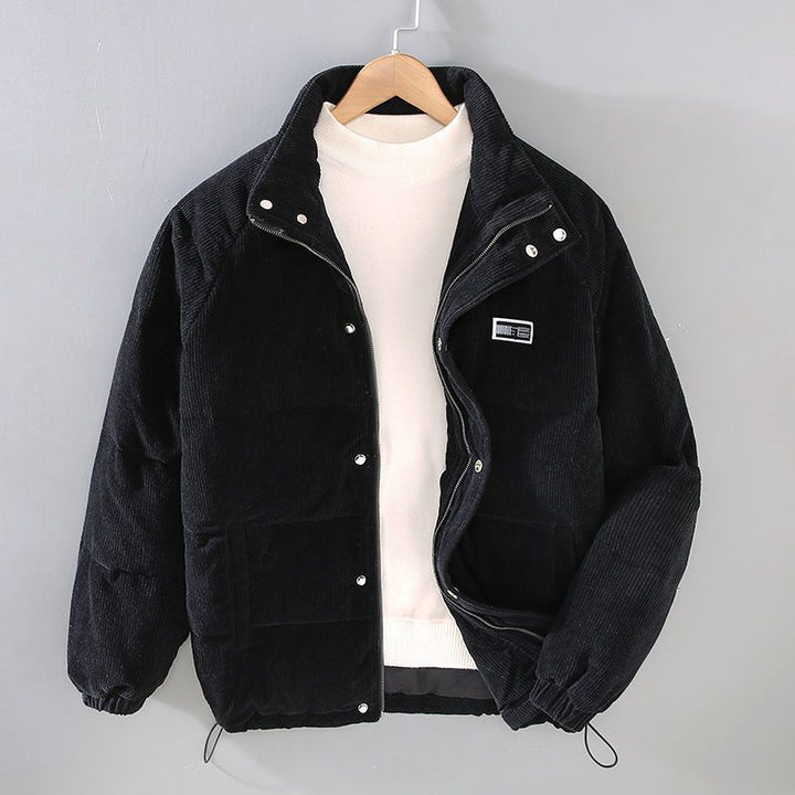 Herren Winter Bomberjacke mit praktischen Taschen – Kurzes Modell