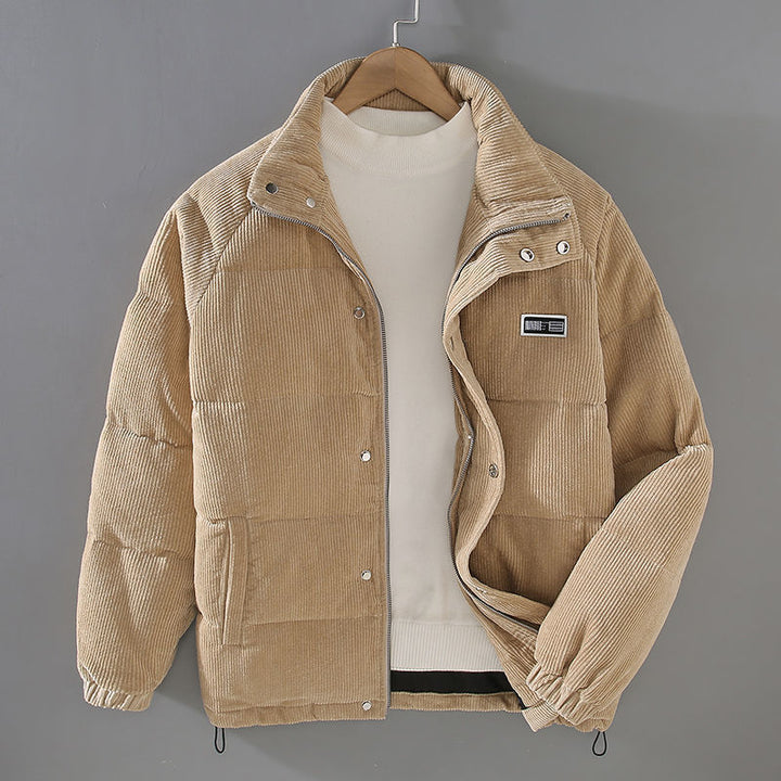 Herren Winter Bomberjacke mit praktischen Taschen – Kurzes Modell