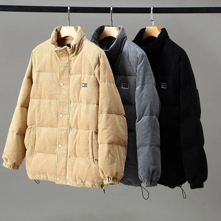 Herren Winter Bomberjacke mit praktischen Taschen – Kurzes Modell
