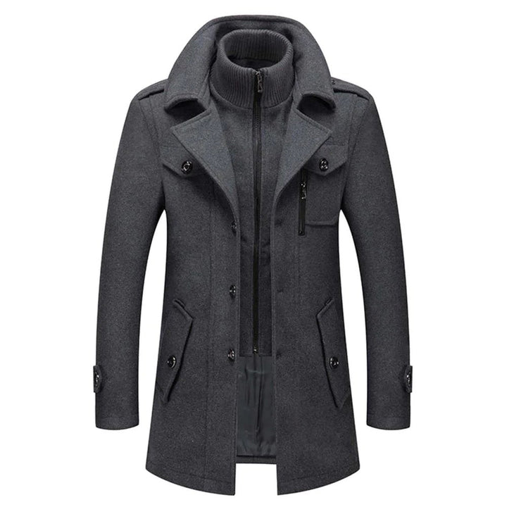 Herren Zweiteiliger Wintermantel – Langes Modell