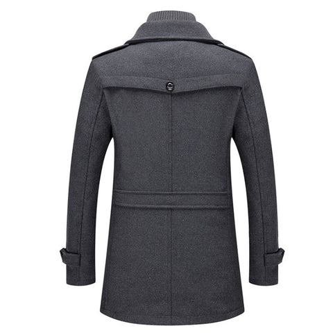 Herren Zweiteiliger Wintermantel – Langes Modell